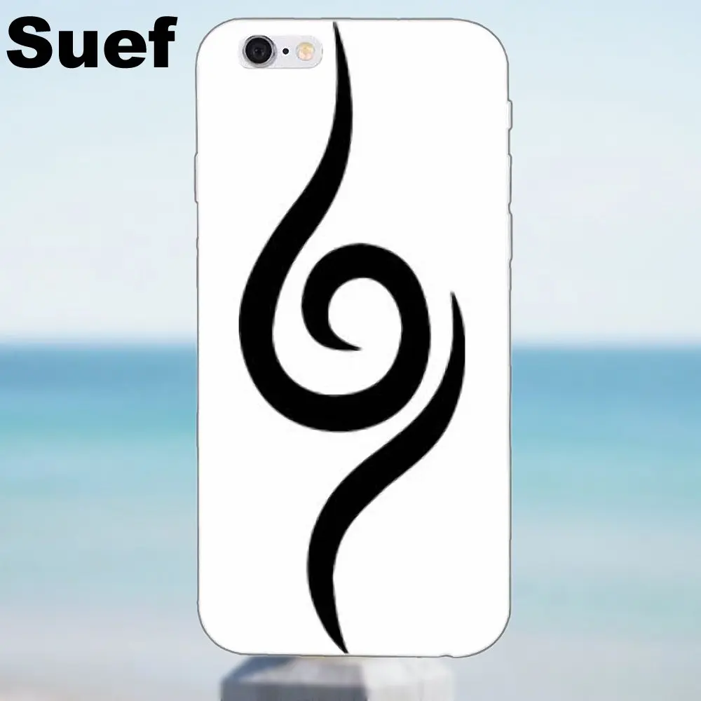 Наруто Логотип Akatsuki мягкий чехол для iPhone 4 4S 5 5S 5C SE 6 6S 7 8 Plus X Samsung Galaxy A3 A5 J1 J3 J5 J7 2016 2017