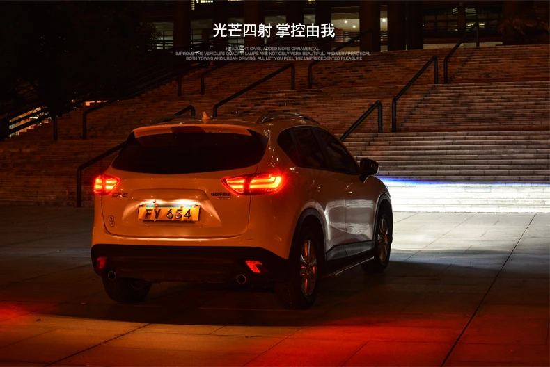 Автомобильный Стайлинг для Mazda CX-5 задний светильник s 2011- CX5 светодиодный задний фонарь CX-5 светодиодный задний фонарь DRL+ тормоз+ Парк+ сигнальный светодиодный светильник