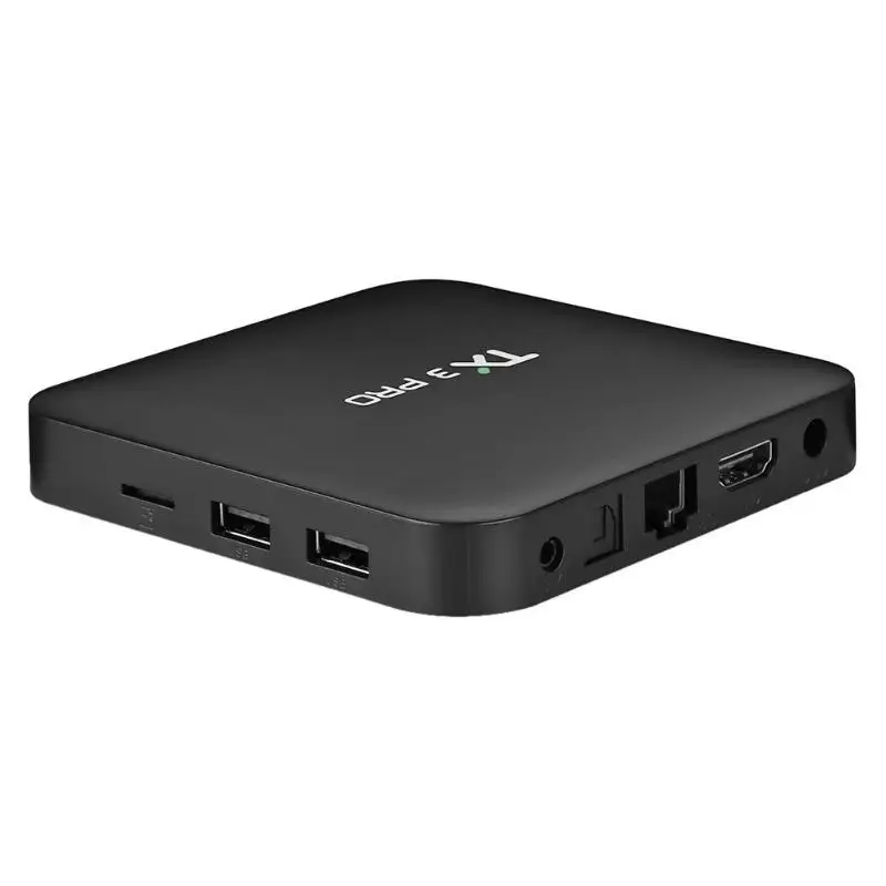 Tanix TX3 PRO Android 7,1 Смарт ТВ приставка 1+ 8GB Amlogic S905W четырехъядерный 2,4G WiFi 4K HDMI 2,0 H.265 приставка домашний медиаплеер