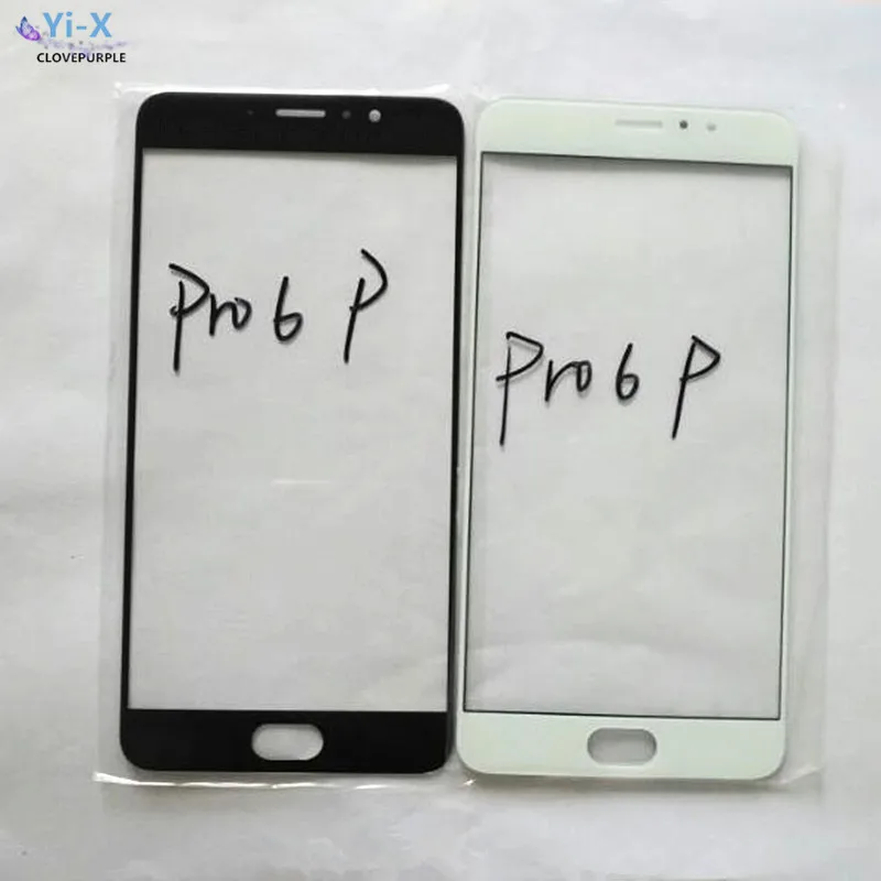 1 шт. внешняя стеклянная линза Передняя ЖК панель с сенсорным экраном для MEIZU Pro 6
