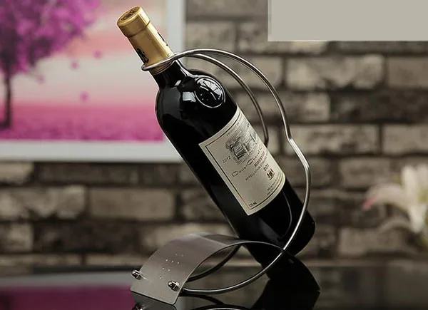 Винная стойка из нержавеющей стали держатель для винных бутылок современные