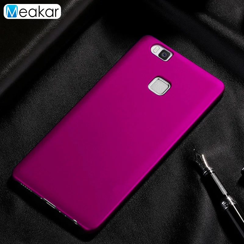Coque 5.2For huawei P9 Lite чехол для huawei P9 G9 Lite Plus Honor 8 смарт-двойной P9Lite телефона чехол-лента на заднюю панель - Цвет: rose red