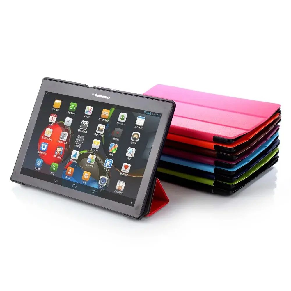 Смарт-чехол для Lenovo Tab2 A10 70 флип-чехол из искусственной кожи чехол Tab 2 A10-70 10 1 дюйма
