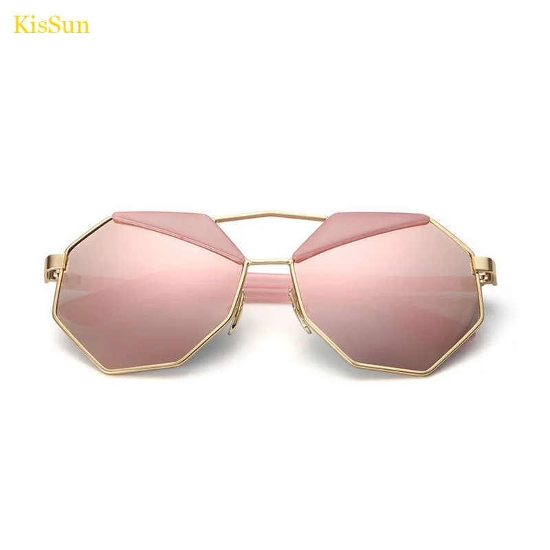 Круглые Солнцезащитные Очки Стимпанк для Мужчин Ретро Серебряное Зеркало Винтажная Большая Оправа Золотого Цвета Зеркальные Очки Брендовые Новые Тени.