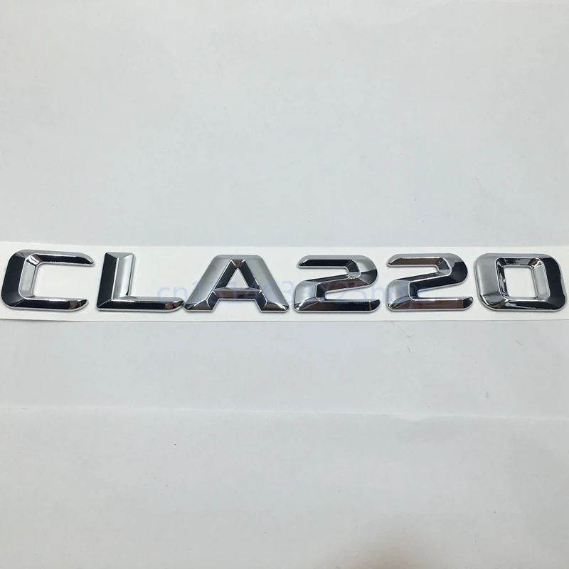 Хромированный АБС пластик CLA180 CLA200 CLA220 CLA250 задний бампер для багажника цифры