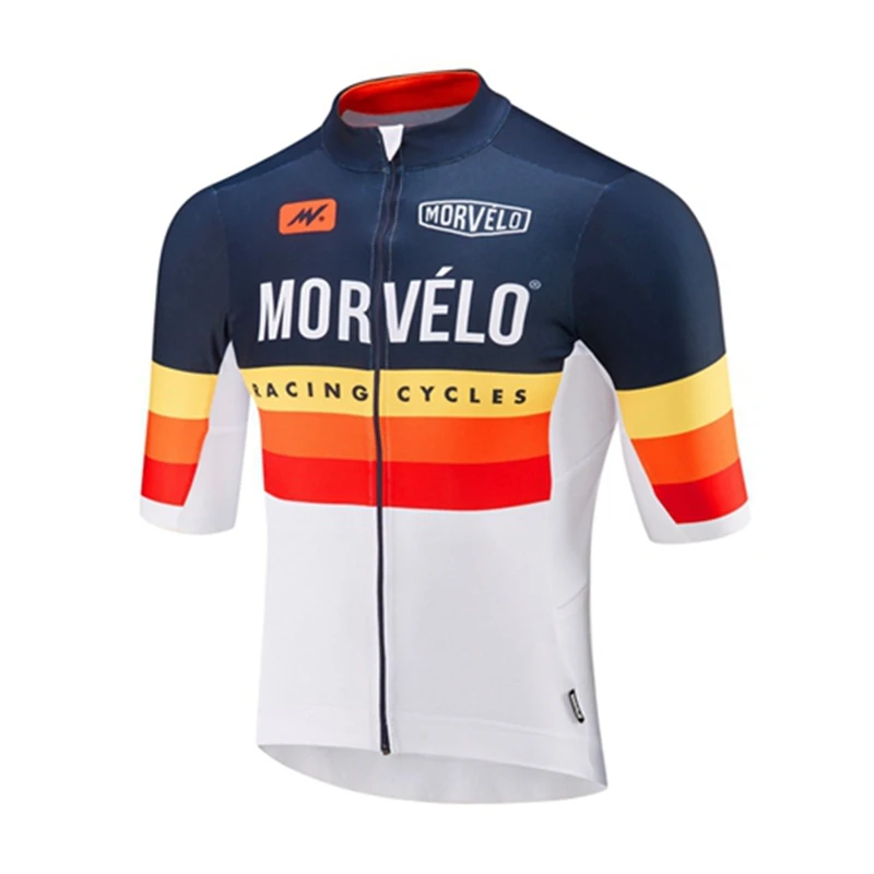 morvelo велосипедная футболка с коротким рукавом, Мужская одежда для шоссейного велосипеда, рубашка для MTB, Майо Ciclismo U51308 - Цвет: 10Q