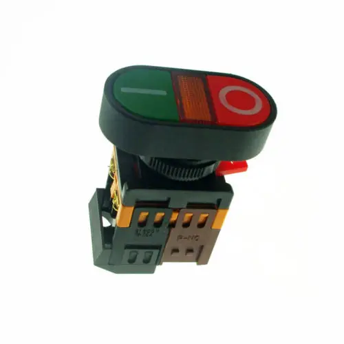 2 шт. кнопка запуска с двойной кнопкой со светодиодной пилотной лампой 6 в/12 В/24 В/110