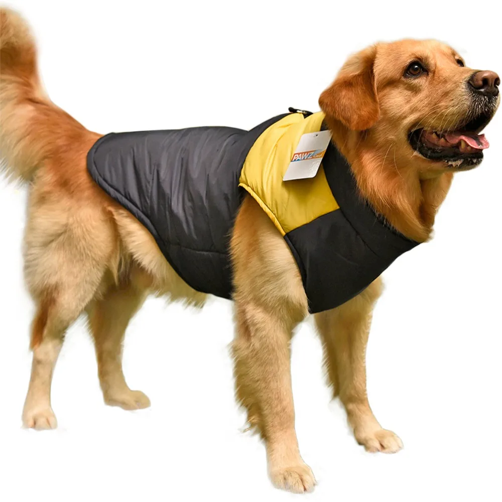 PAWZRoad Одежда для собак зимняя одежда для собак Жилет для больших собак теплая одежда Одежда для домашних животных Большие товары для домашних собак 3XL-7XL