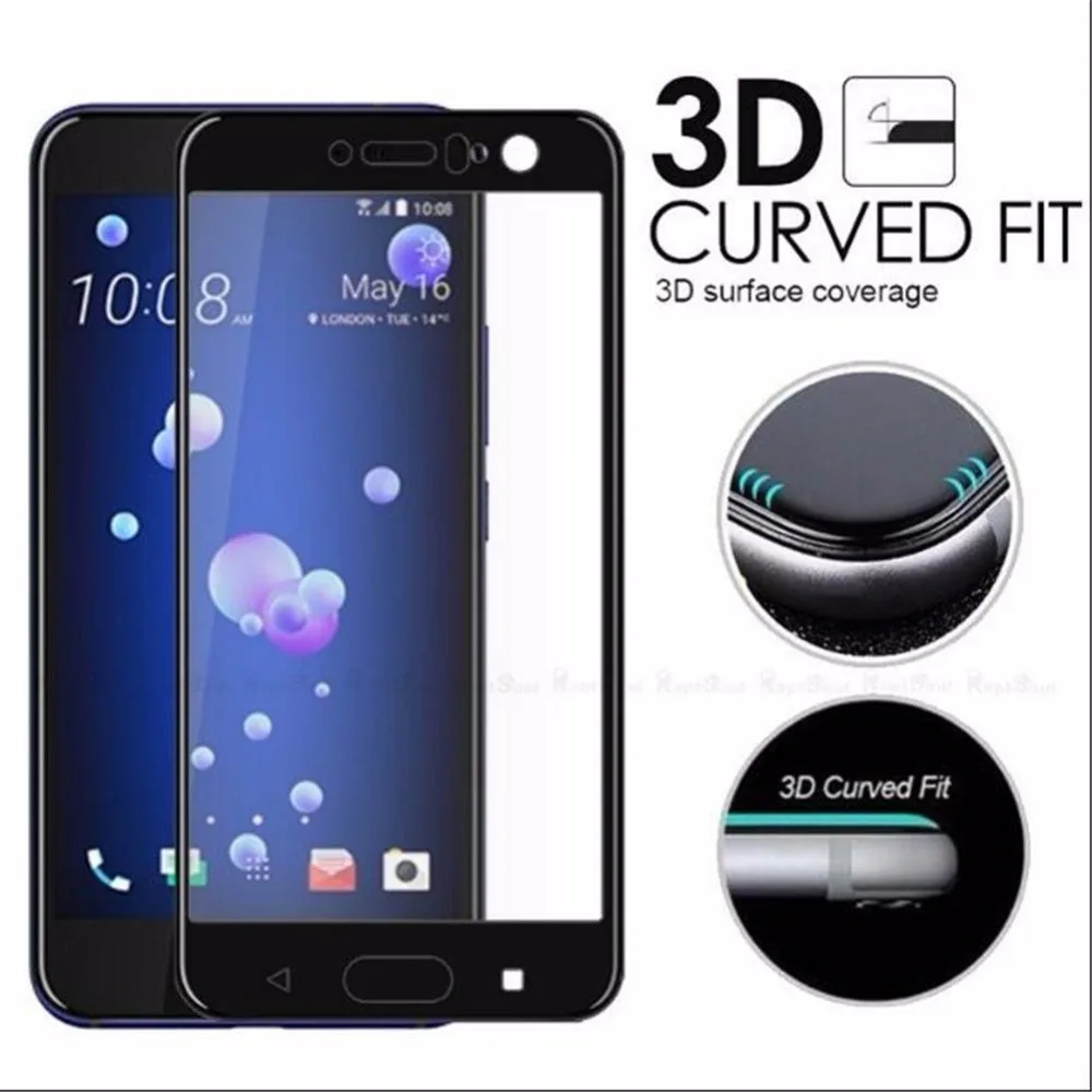 XSKEMP 3D изогнутый край 9 H твердая настоящая пленка из закаленного стекла для BlackBerry