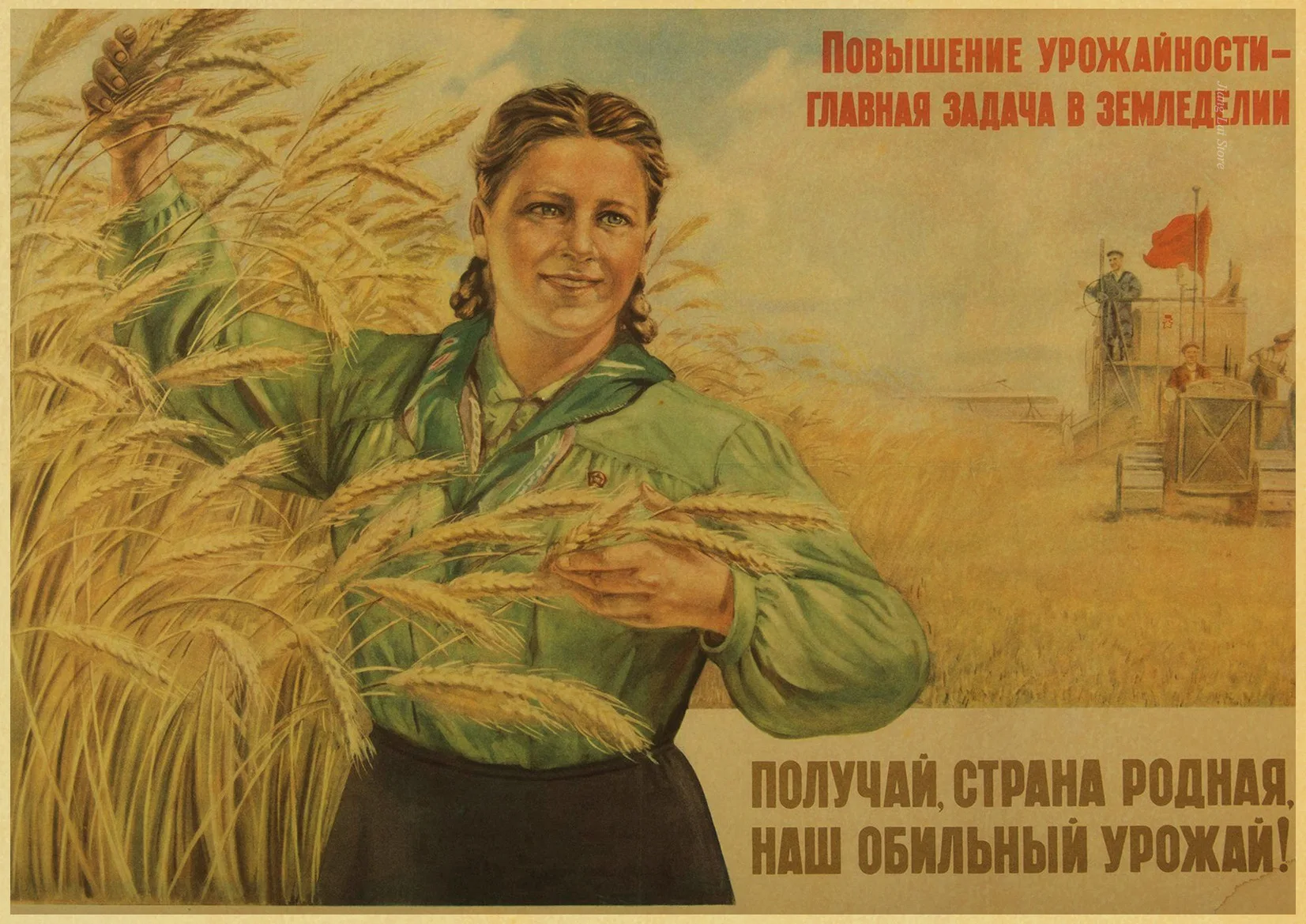 Ленинистская политика агитация СССР CCCP Винтаж ретро декоративная рамка Плакат настенные плакаты домашний Декор подарок