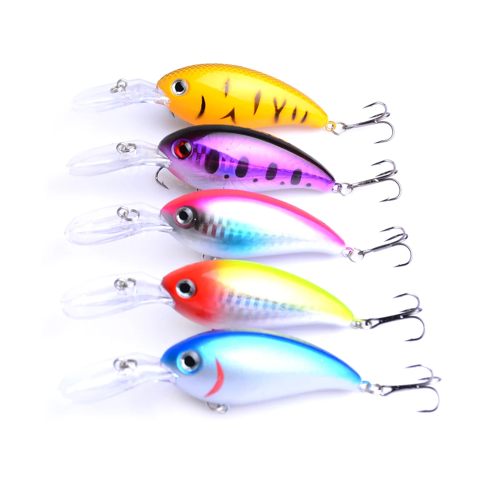 YUZI 100pcs рыболовные приманки воблеры bass воблер на щуку carp форель окунь для ловли