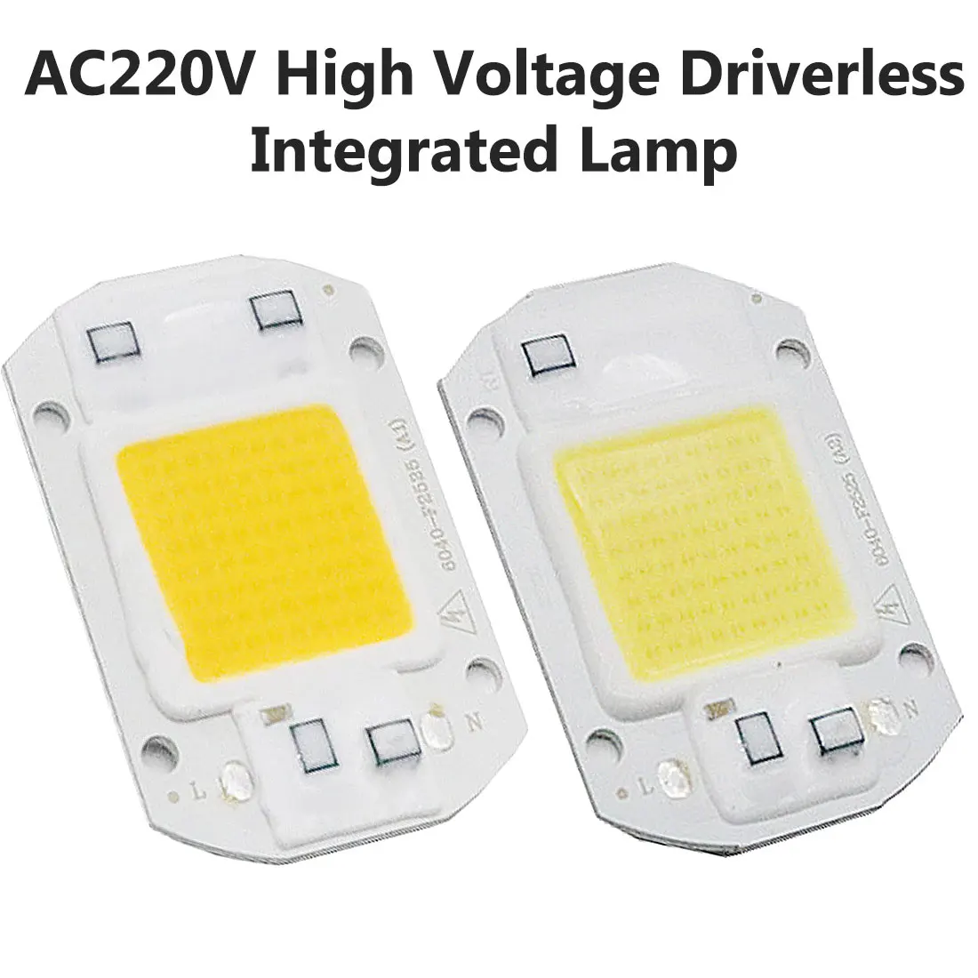 

AC110V SMD 20W 30W 50W White/ Warm White With Smart IC High Power DIY Outdoor Floodlight Spotlight LED COB Chip Flood Light Lamp