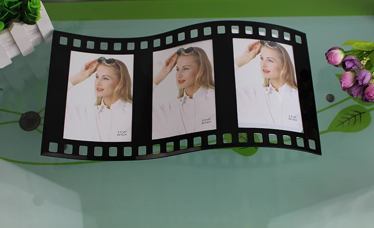 Креативная настольная фоторамка Cinefilm Стеклянная с тремя коробками|frame optical|frames