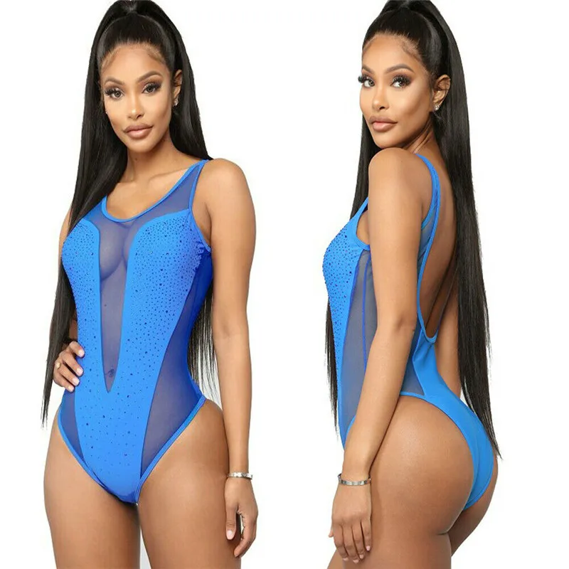 2019 Новый Для женщин Одна деталь женский купальник монокини с мягкими чашечками