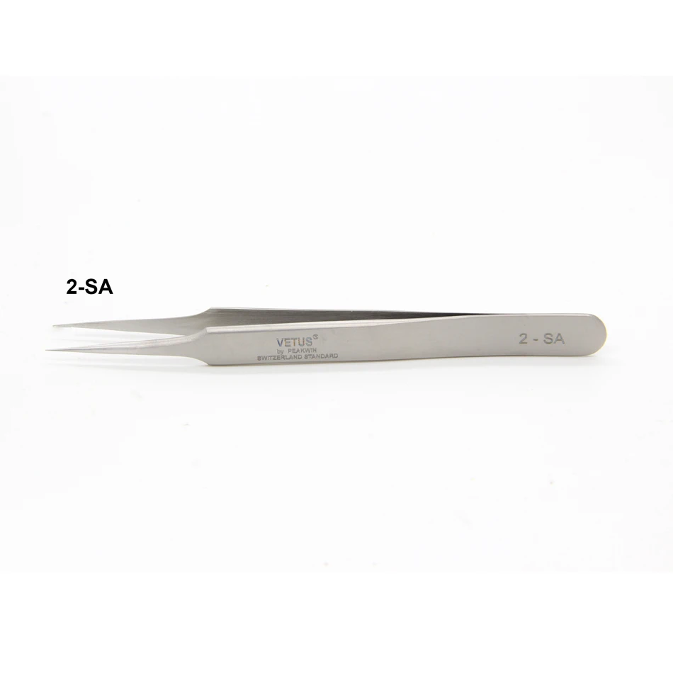 Пинцет для наращивания ресниц из нержавеющей стали SA|volume eyelash extension tweezers|volume