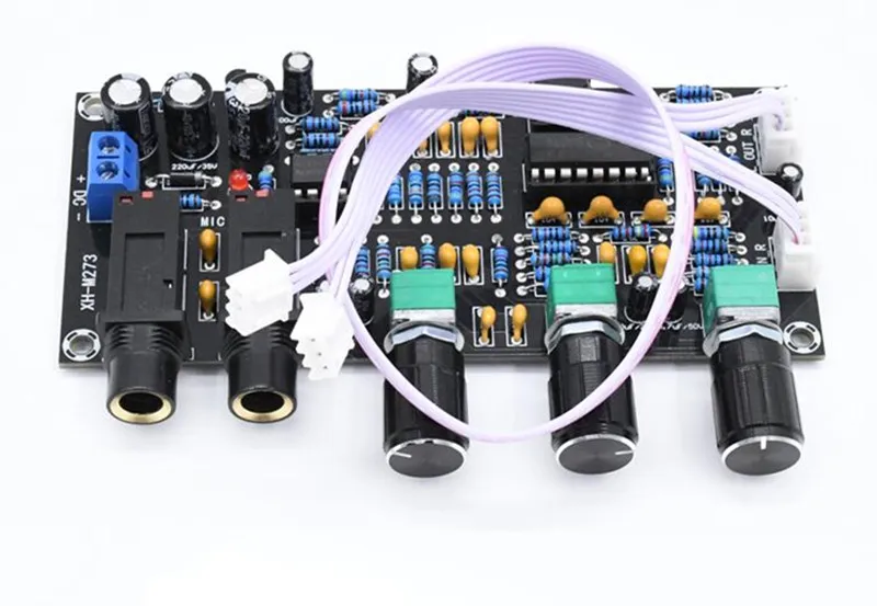 XH M273 PT2399 Плата усилителя цифрового микрофона реверберация караоке OK