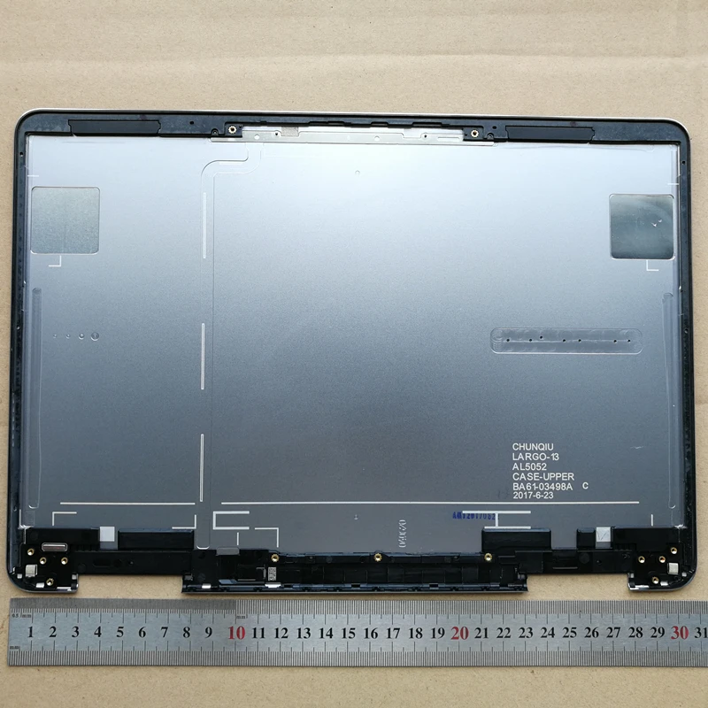 Топ чехол для ноутбука ЖК-задняя крышка для samsung notebook 9 Pro13 NP940X3M 940X3 M 940X3N серебрянный металлический материал