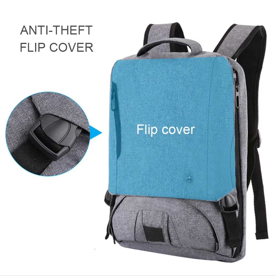 Рюкзак для ноутбука с защитой от кражи мужской рюкзак мужские стильные бизнес