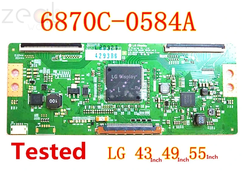 Для 6870C 0584A 0584B 0584C Логическая плата для LG 43 дюйма 49 дюймов 55 Совместимость с ЖК