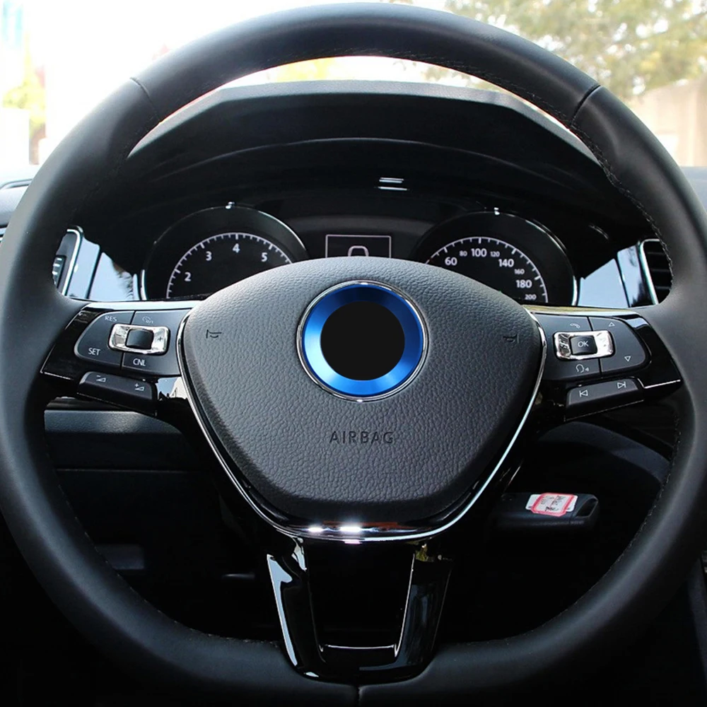 Автомобильный Стайлинг логотип рулевого колеса эмблемы кольцо украшение