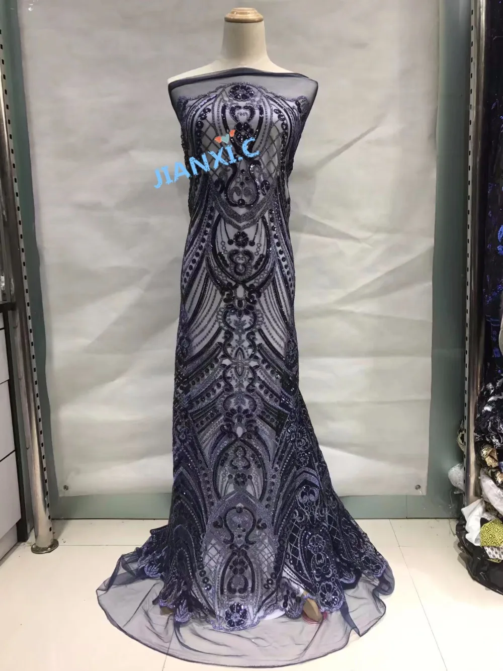 David 112824 Высококачественная африканская французская кружевная ткань уникальная