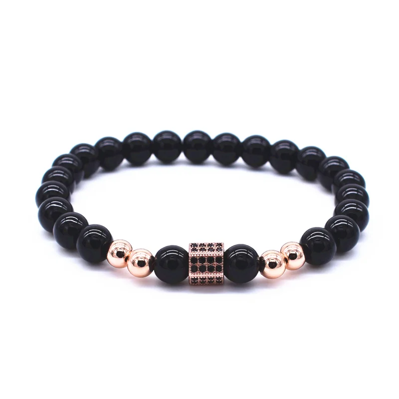 VOQ 2019 роскошный паве черный кубический цирконий геометрические шестигранные