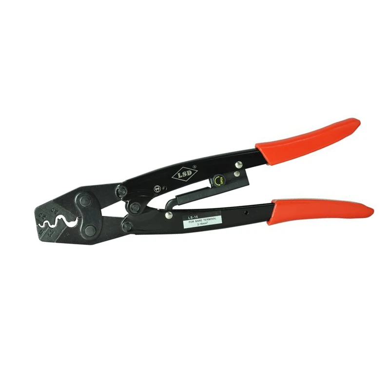 

LS-16 High Quality Hand crimping tools for crimping non-insulated cable links 1.25-16mm2 16-5AWG Heavy Duty Pliers