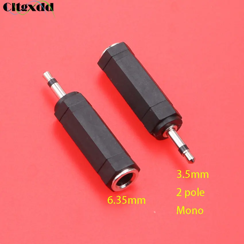 cltgxdd 3.5mm 2pole Mono male to 6.35mm female audio Conversion plug Connector microphone headphone adapter | Обустройство дома