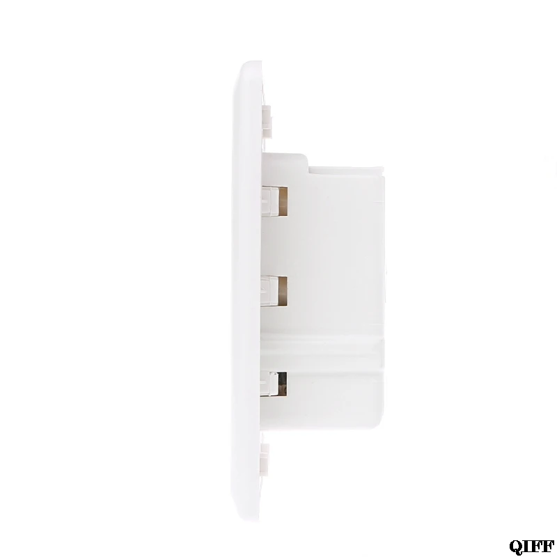 15A WallDouble Standard Power Socket Adapter Dual Ports USB Charger Panel 5V 2.1A Mar28 | Обустройство дома