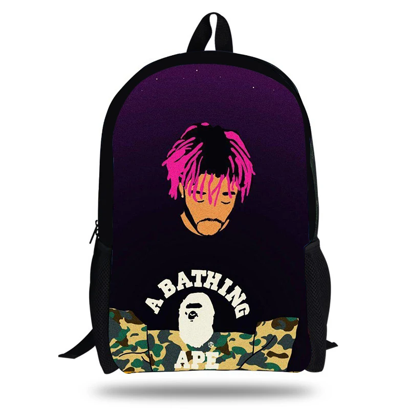 Xxxtentacion рюкзак с принтом для мальчиков и девочек Большая вместительная сумка