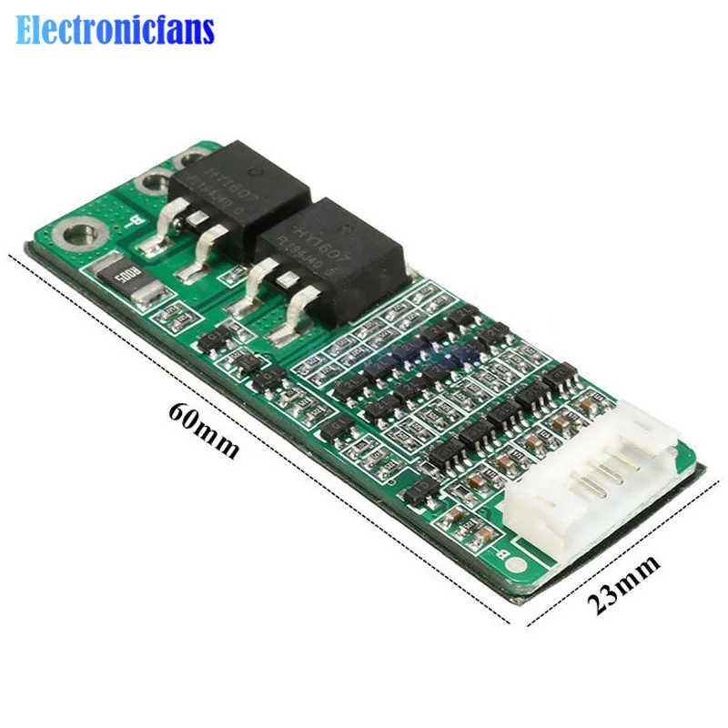 Защитная плата зарядного устройства 18650 литиевый аккумулятор BMS литий ионный 15 А