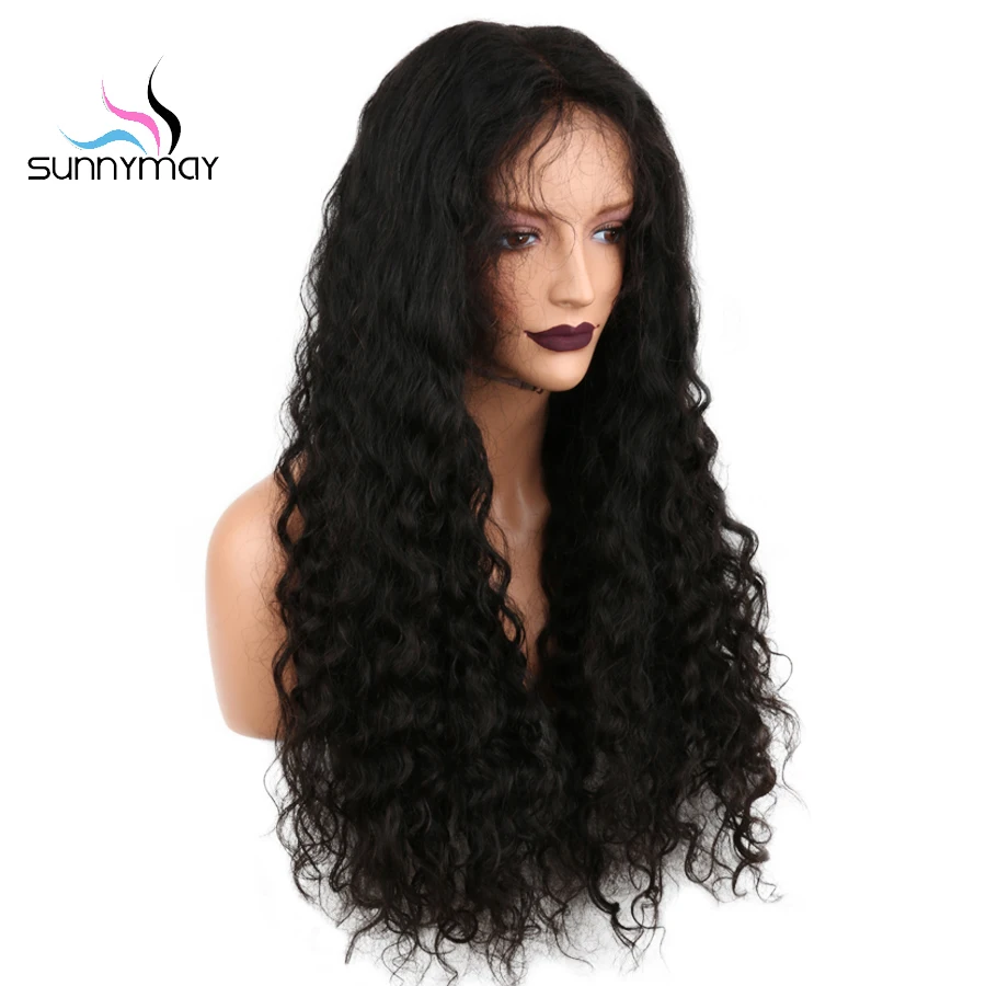 Sunnymay 13x4 парики из человеческих волос на фронте шнурка 130% предварительно