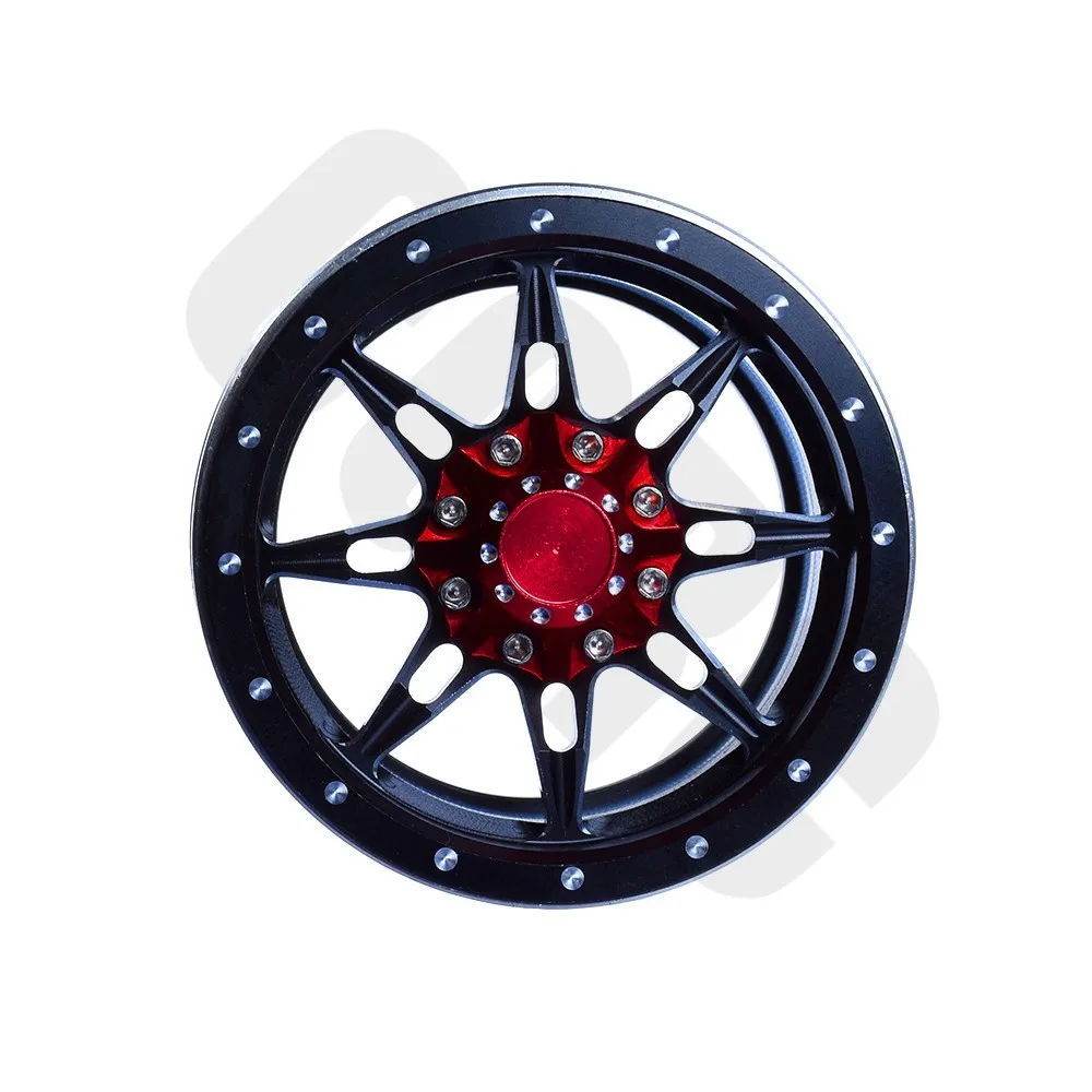 4 шт. CNC металлический сплав 1 9 дюйма обод ступицы колеса Beadlock для 1/10 RC Гусеничный