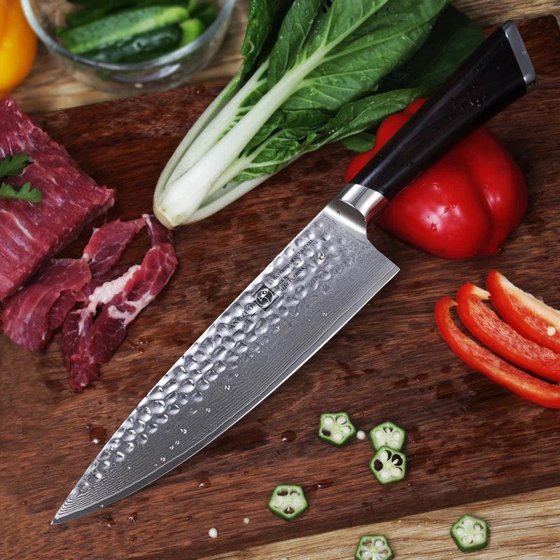 FANGZUO Damascus Knives Chef Knife Japanese Kitchen VG10 67 Layer Stainless Steel Sharp Sashimi Cleaver | Дом и сад