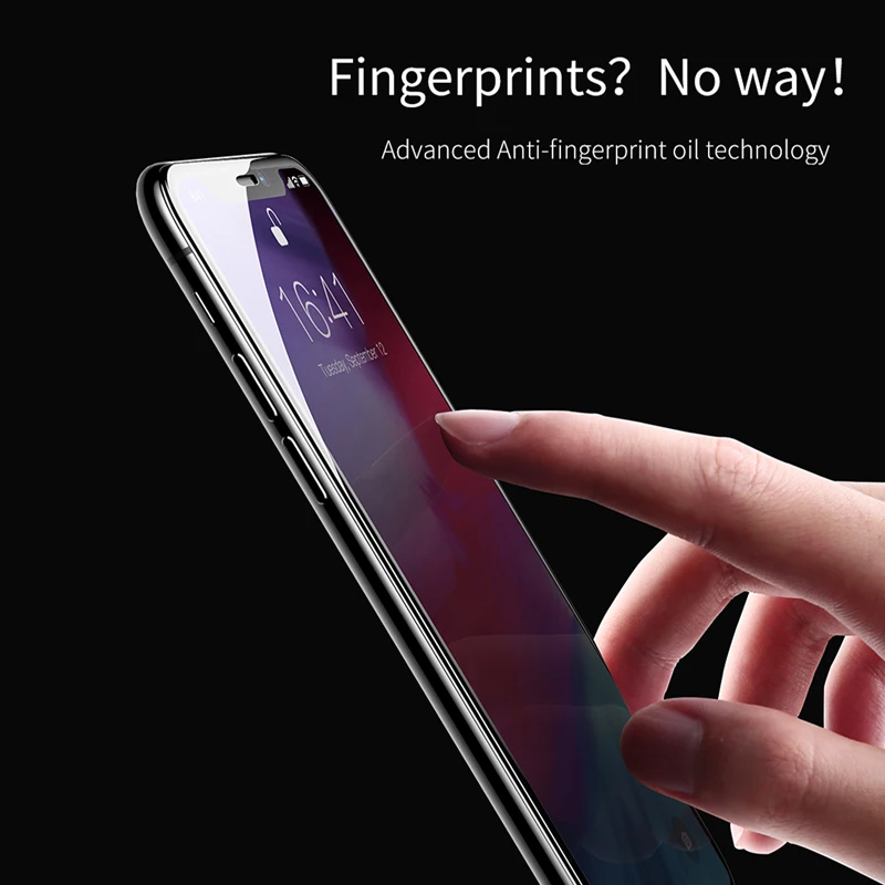 Защитная пленка Baseus 0,3 мм из закаленного стекла для iPhone Xs XR Xs Max, защитная пленка на переднюю панель из закаленного стекла