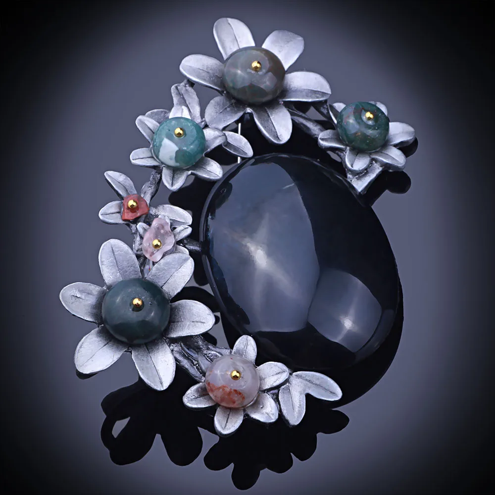 Винтажные броши и булавки ручной работы из натуральной кожи большая брошь для