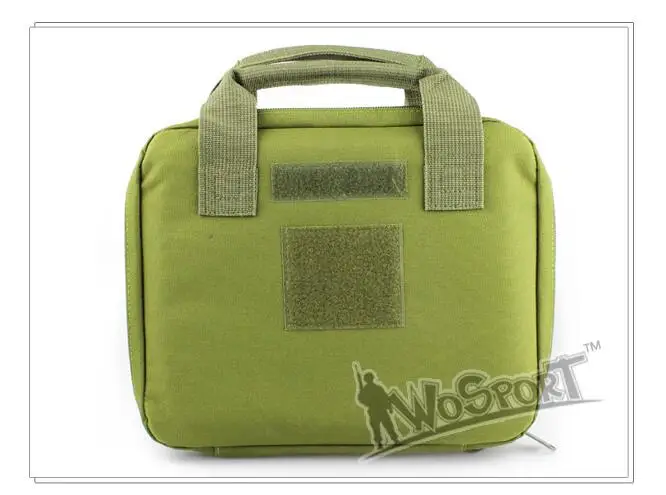 green Тактическая Сумка для пистолета M9 1911 SP2022 P226 Военная кобура для пистолета Защитный Мягкий чехол для пистолета/Журнал Чехол для переноски - Цвет: green