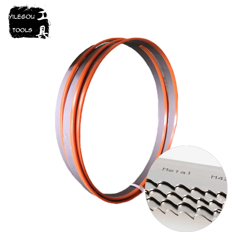 Биметаллический ленточный пильный диск M42, 3540*27*0,9 мм * 3/4 зубьев, 27*0,9*3540 мм * 3/4 зубца, полотна ленточной пилы M42 для металла (длина 3540 мм)