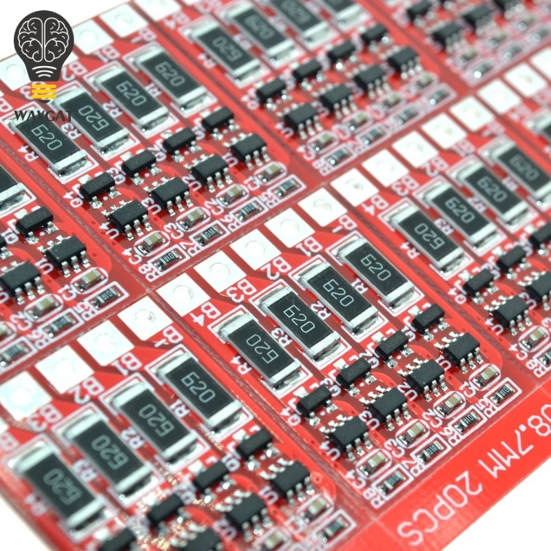 WAVGAT 4S BMS Protection Board with Balance for 4s cell 3.2V Lithium iron phosphate Battery | Электронные компоненты и