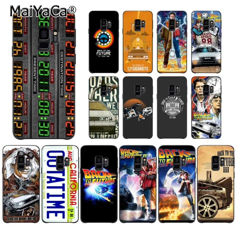 MaiYaCa снова в будущее DeLorean Time Machine чехол для телефона Samsung Galaxy S9 plus S7 edge S6 S10 S8