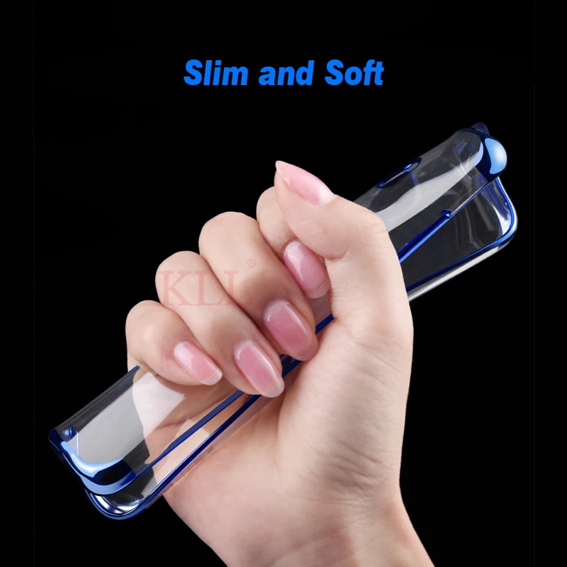 Luxury Plating Soft TPU Clear Case for Samsung S10 S10e Plus Note 9 8 M30 M20 M10 Galaxy A9 A8 A6 S9 S8 S7 Edge |