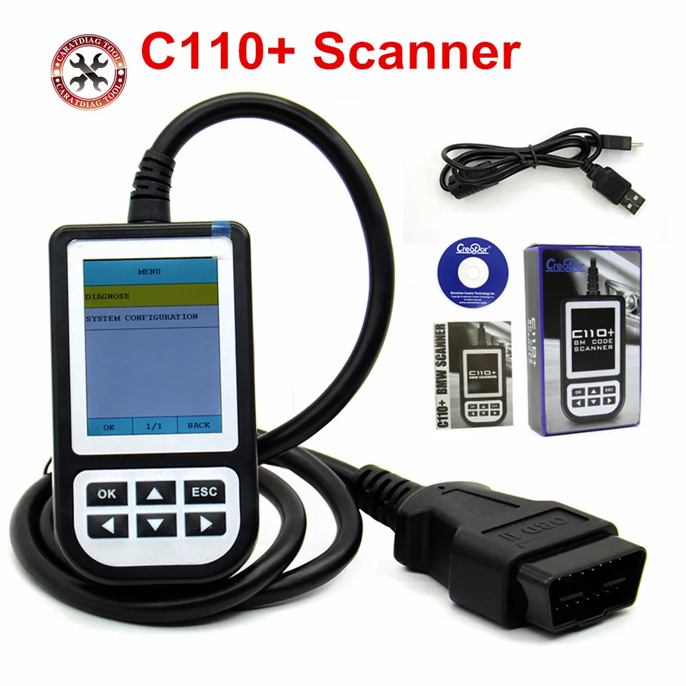 Новинка V4.7 для BMW Creator C110 + считыватель кодов Сканер сканер OBD2 диагностики