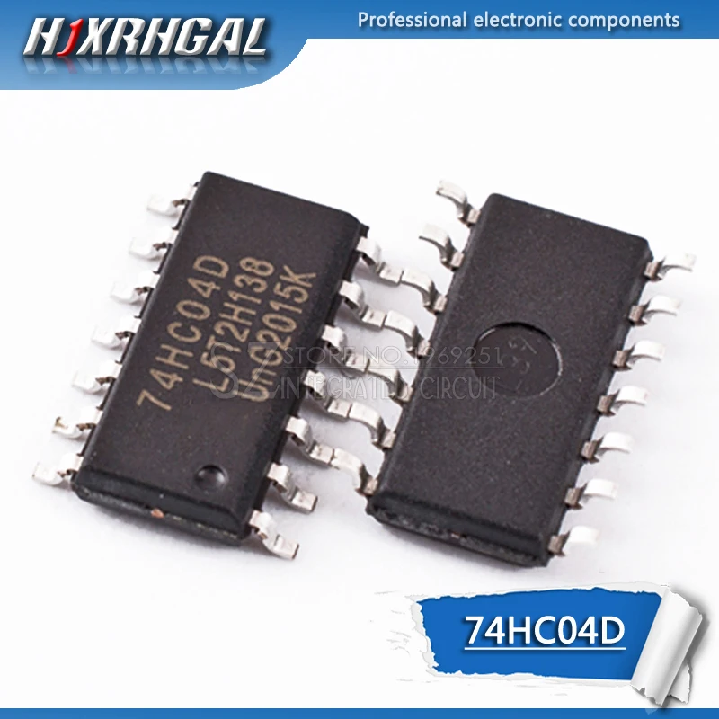 10 шт. 74HC04D SOP14 74HC04 SOP SN74HC04DR SMD 7404|Интегральные схемы| |