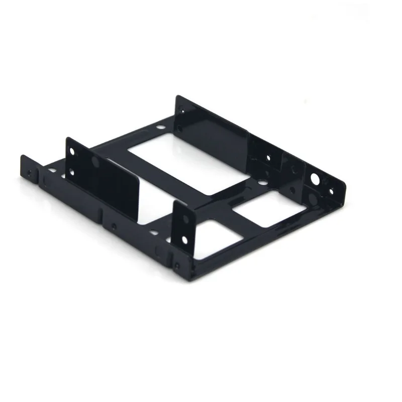 

2packs 2.5"SSD/Hard Drive to 3.5" Drive Bay Adapter Mounting Bracket HDD Converter Tray, support 2pcs SSD Drive