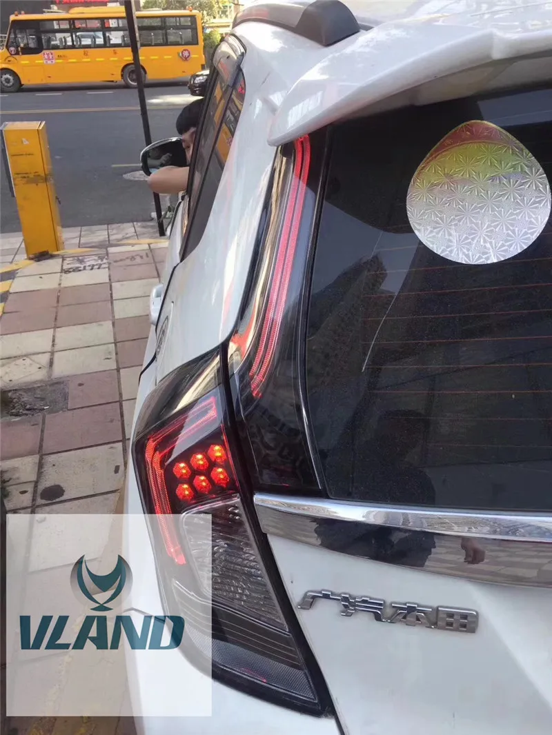 Автомобильный задний светильник VLAND для Honda FIT светодиодный задний светильник для Jazz GK5 светодиодный задний фонарь RS дизайн