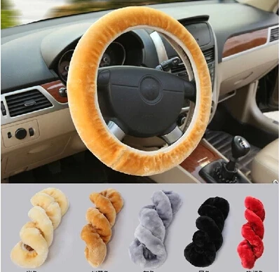 Новый хлопковый Универсальный чехол на руль 4 вида цветов мягкий короткий