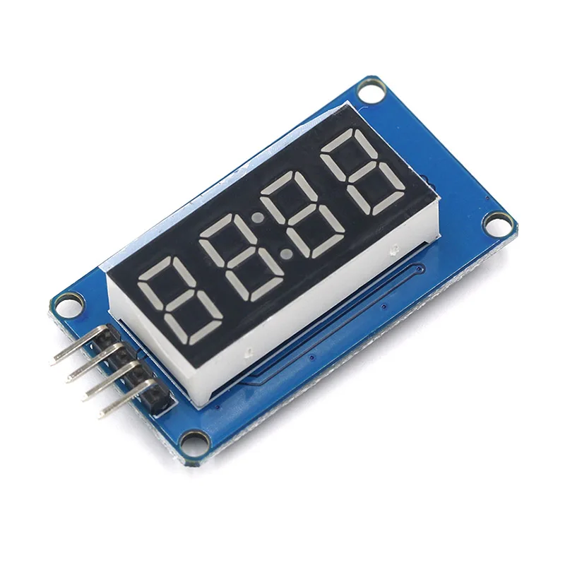 TM1637 светодиодный модуль дисплея для Arduino 7 сегментный 4 бита 0 36 дюймов часы