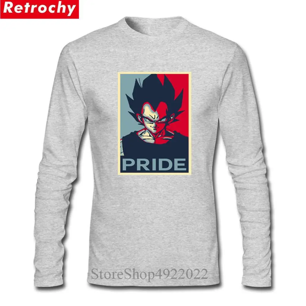 Японские Аниме футболки VEGETA PRIDE Футболка Мужская Новая мода Dragon Ball Z Фитнес Homme
