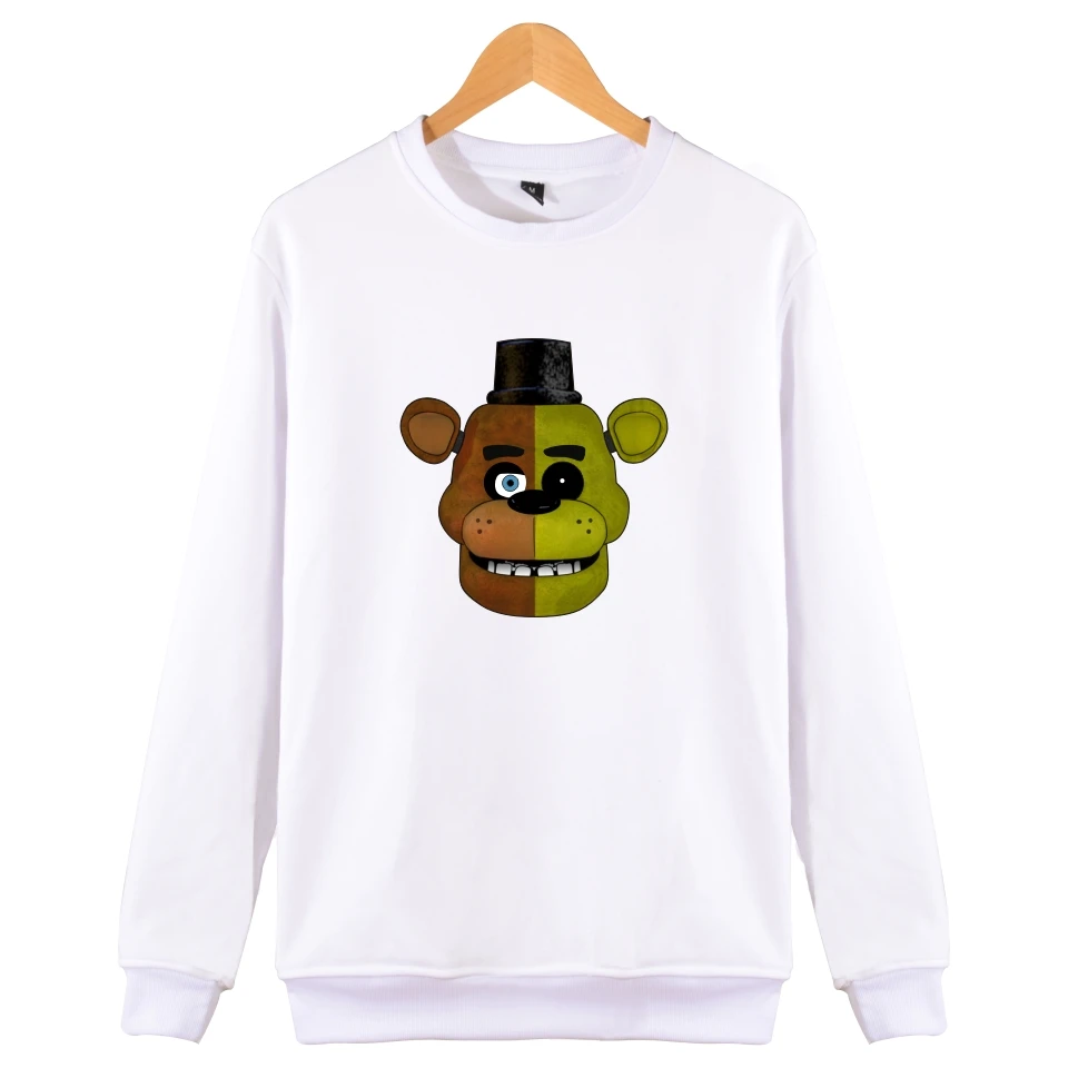 Толстовка Fnaf с надписью Five Nights At FNAF спортивный костюм мультяшным медведем в стиле