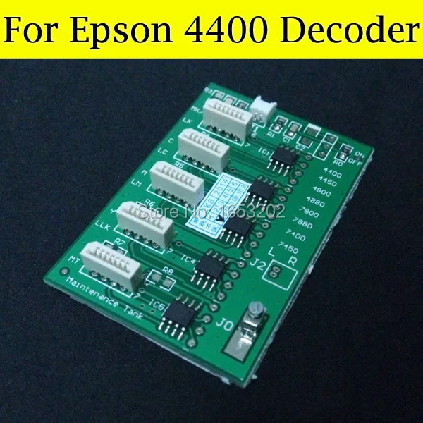 Лидер продаж! Карта декодера для epson 4400 простой в установке чип карта